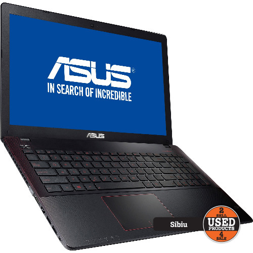 Laptop Asus R510V, Intel Core i7 6700HQ, 8 Gb RAM DDR4, 256 Gb SSD, nVidia GeForce GTX 950M - 4Gb, HDMI, 2x USB 3.0, CD Slot