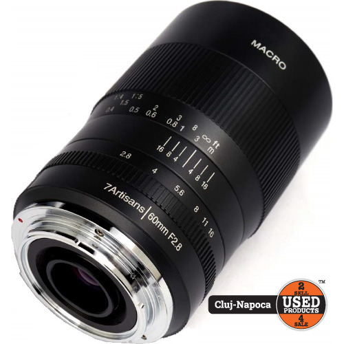 Obiectiv Manual 7Artisans Macro 60mm f/2.8 pentru Olympus Obiectiv Manual 7Artisans Macro 60mm f/2.8 pentru Olympus