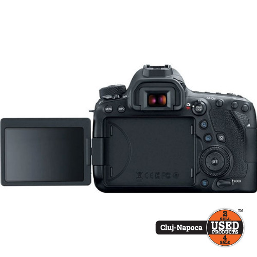 Aparat foto DSLR Canon EOS 6D Mark II, 26.2 Mp, Wi-Fi, Bluetooth, Black