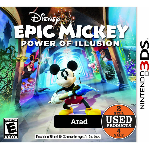 Disney Epic Mickey Power of Illusion - Joc Nintendo 3DS (fara carcasa)
