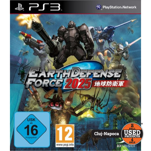 Earth Defense Force 2025 - Joc PS3