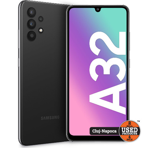 Samsung Galaxy A32, 128 Gb, Dual SIM, Awesome Black