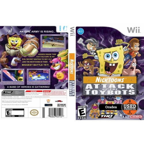 Nicktoons Attack Toybots - Joc Nintendo Wii
