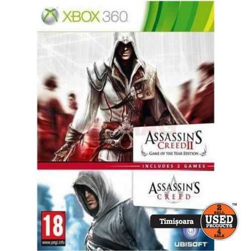 Assassin's Creed II + Assassin's Creed - Joc Xbox 360
