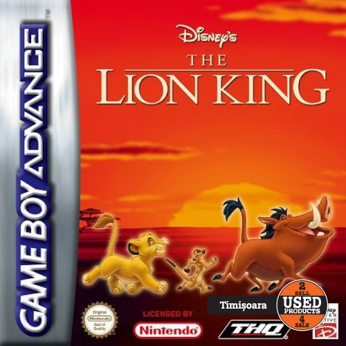 Disney Lion King - Joc Nintendo GameBoy
