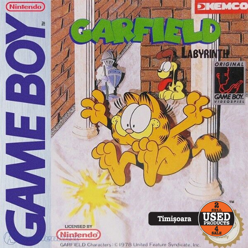 Garfield Labyrinth - Joc Nintendo GameBoy

