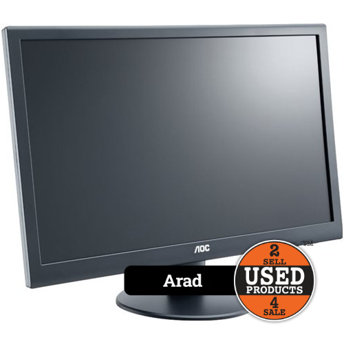Monitor LCD AOC E2752V, 27 inch, Wide, FHD, VGA, DVI, Negru
