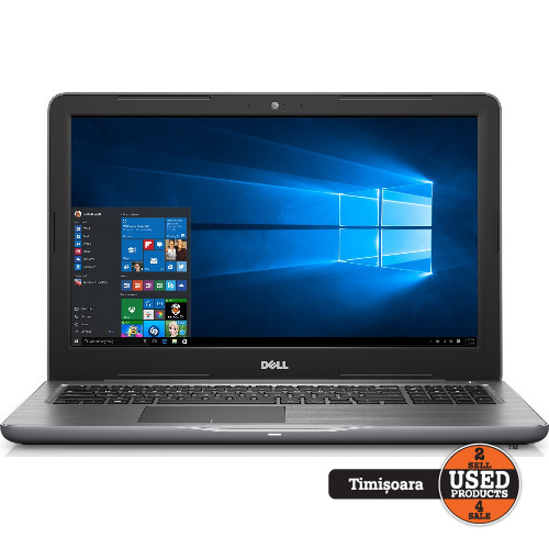 Laptop Dell Inspiron 15 5000 series P66F, Intel Core i7 7500U, 8 Gb RAM DDR4, HDD 700 Gb, AMD Radeon R7 M445 4 Gb, Tastatura(QWERTY) Iluminata
