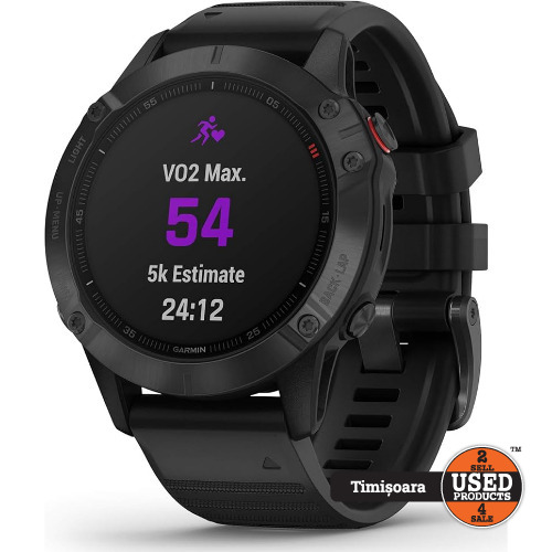 Smartwatch Garmin Fenix 6 Pro, 47 mm, GPS, Black
