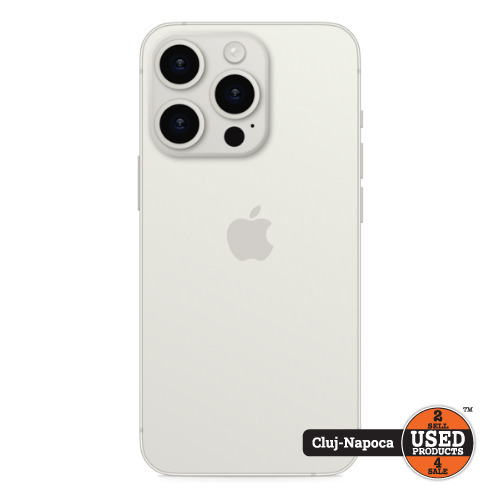 Apple iPhone 15 Pro, 128 Gb, White Titanium Apple iPhone 15 Pro, 128 Gb, White Titanium