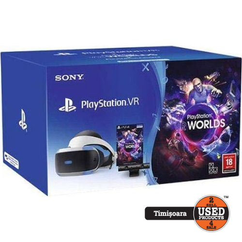 Set SONY PlayStation 4 VR V2 (Produs Sigilat!)
