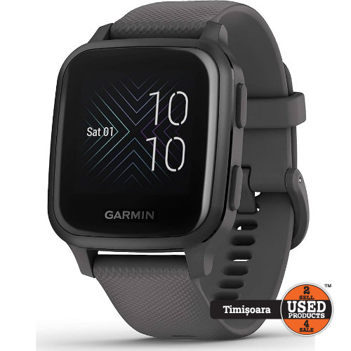 Smartwatch GARMIN Venu Sq, Android/iOS, silicon, Slate/Shadow Gray
