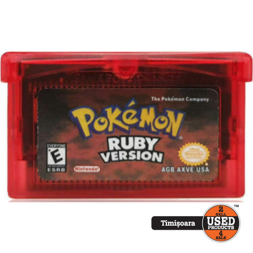 Pokemon Ruby Version ( Limba Italiana ) - Joc GameBoy Advance
