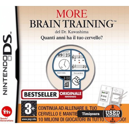 More Brain Training from Dr Kawashima - Joc Nintendo DS
