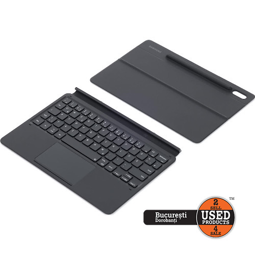Husa Tableta Samsung Galaxy Tab S7 Keyboard Cover, Black
