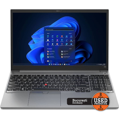 Laptop Lenovo ThinkPad E14 Gen 5, 14 inch, WUXGA IPS, AMD Ryzen 5 7530U 4.5 GHz , 16 Gb DDR4 3200 MHz, 512 Gb SSD PCI, AMD Radeon Graphics, HDMI, USB 3.2, USB-C, Black