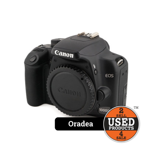 Aparat foto Canon EOS 1000D, APS-C, 10.1 Mp
 Aparat foto Canon EOS 1000D, APS-C, 10.1 Mp