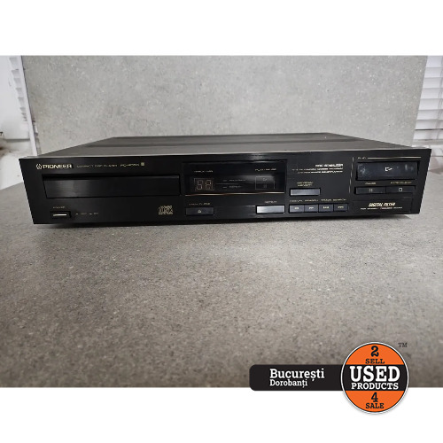 Stereo Compact Disc Player Pioneer PD-4050, CD, 4Hz-20kHz, THD 0.009, 1987