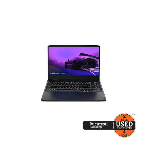 Laptop gaming Lenovo IdeaPad 3 15IHU6, Display 15.6 inch FHD, Intel Core i5-11320H 3.2GHz, 8 Gb RAM 3200MHz, SSD 500 Gb PCIe M.2, nVidia GeForce GTX 1650 4 Gb, USB-C, HDMI, Ethernet, Wi-Fi 6, 2.2 Kg