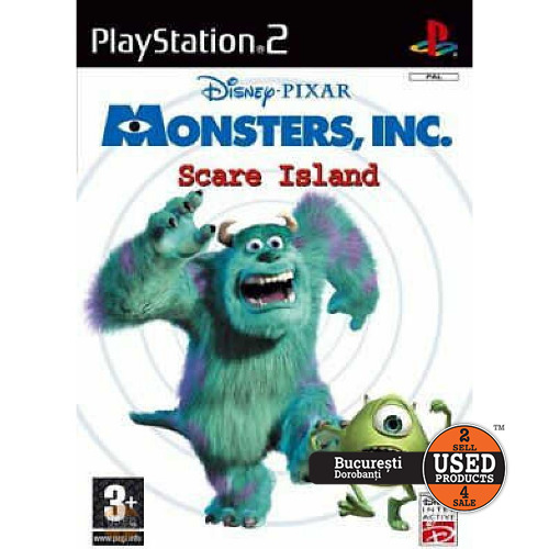 Disney Pixar Monsters Inc Scare Island - Joc PS2