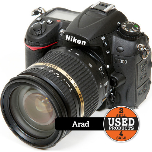 Aparat foto DSLR Nikon D7000, 16.2 MP + Obiectiv Tamron AF 17-50mm F/2.8 IF A16
