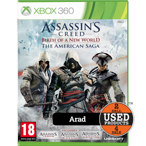 Assassin's Creed Birth of a New World The American Saga- Joc Xbox 360
