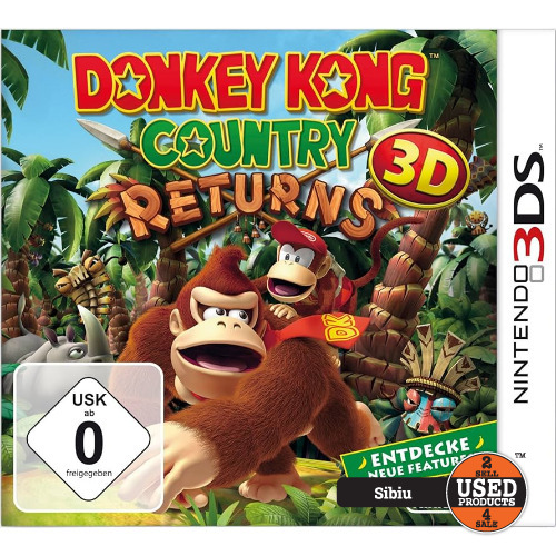 Donkey Kong Country Returns 3D - Joc Nintendo 3DS
