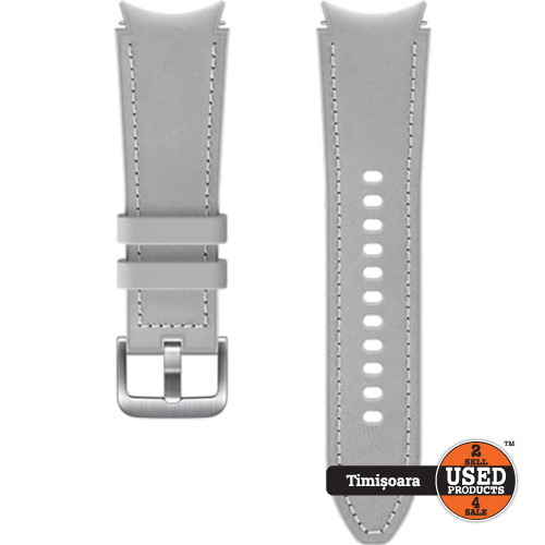Curea smartwatch Samsung Hybrid Leather Band 20mm S/M Gray (Produs NOU!)
