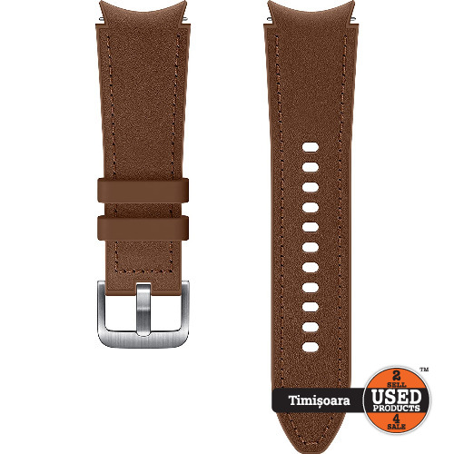 Curea smartwatch Samsung Hybrid Leather Band 20mm S/M Brown (Produs NOU!)
