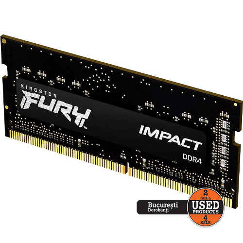 Memorie RAM Laptop Kingston FURY Impact, 8GB DDR4, 2666MHz CL15
