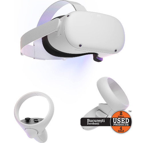 Casca VR All-in-One Meta Quest 2, 128 Gb, White
