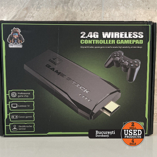2.4G Wireless Controller Gamepad Lite - 4K Ultra HD Game Stick
