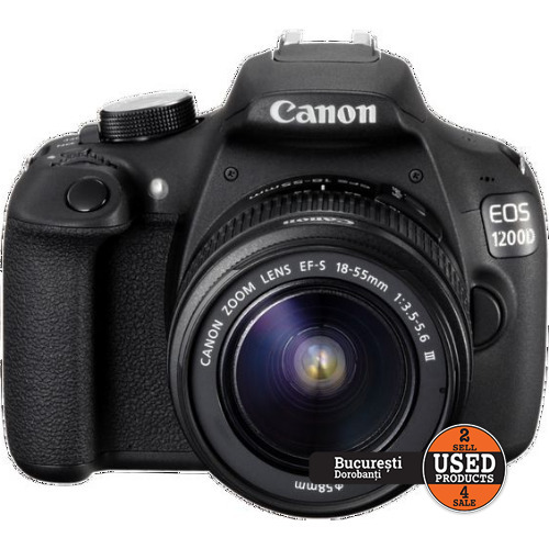 Aparat Foto Canon EOS 1200D + Obiectiv EF-S 18-55mm 1:3.5-5.6 III
