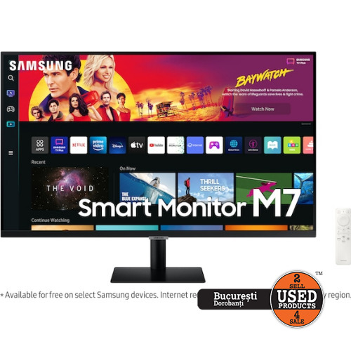 Monitor Samsung S32BM700UP 81,3 cm 3840 x 2160 Pixel 4K Ultra HD LED Negru
