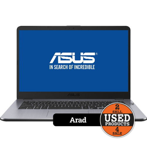 Laptop ASUS A505ZA-EJ667, 15,6", AMD Ryzen 5 2500U, 3.60 GHz, 1 Tb HDD, 4 Gb DDR4, AMD Radeon Vega 8, Full HD, Dark Grey
