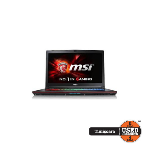 Laptop Gaming MSI MS-16H7, 15.6 inch 4K, Intel Core i7 6700HQ, 16 Gb RAM DDR4, SSD 240 Gb, HDD 1 Tb, nVidia GeForce 970M 6 Gb GDR5, Tastatura(QWERTY) Iluminata By SteelSeries, Camera Web HD 720p, Sonorizare By Dynaudio, BLack
