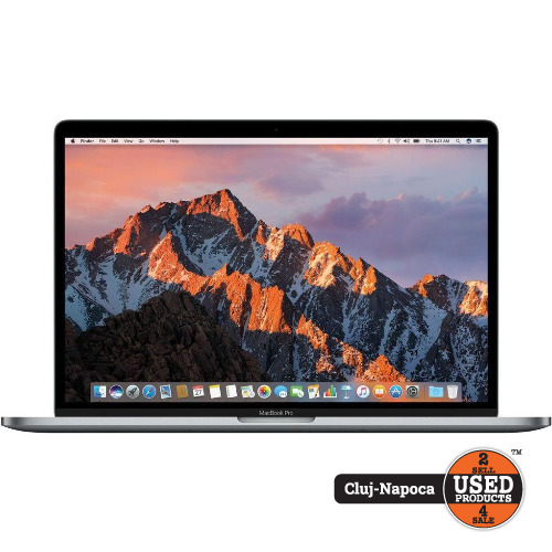 Apple MacBook PRO 15 2017, A1707, Display Retina 15.4 inch, TouchBar, Intel Core i7 Quad Core 2.9 GHz, 16 Gb RAM 2133MHz, SSD 512Gb, Radeon Pro 460 4 Gb, Thunderbolt, Jack 3.5mm, Silver