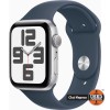 Apple Watch SE (2nd Gen) 44mm, Silver Aluminium Case, Blue Sport Band, GPS, A2723