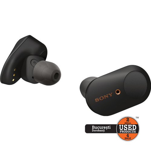 Casti In-Ear SONY WF-1000XM3, True Wireless, Bluetooth, NFC, Microfon, Noise Canceling
