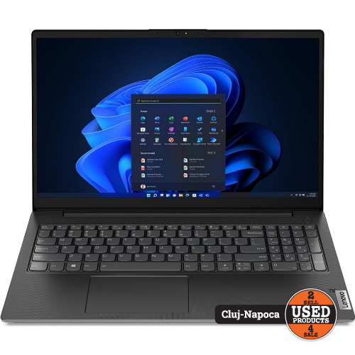 Laptop Lenovo V15 G3 IAP, Display 15.6 inch FHD, Intel Core i3-1215U 6-Core, 8 Gb RAM, SSD 512 Gb M.2, Intel UHD Graphics, USB-C, HDMI, Ethernet, Jack 3.5mm, 1.7 Kg, Black