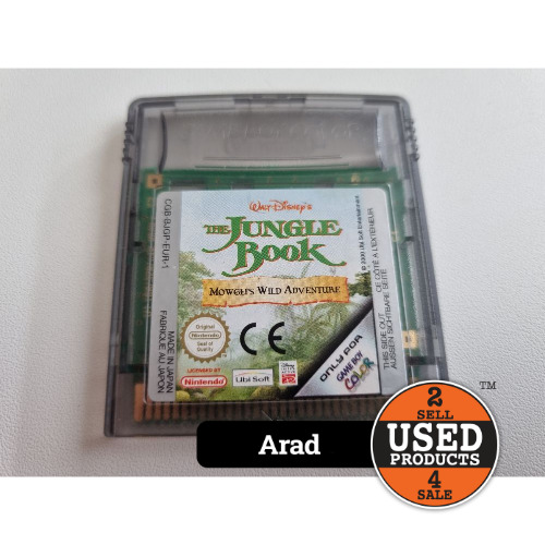 The Jungle Book Mowgli's Wild Adventure - Joc GameBoy Color(Fara Carcasa)
