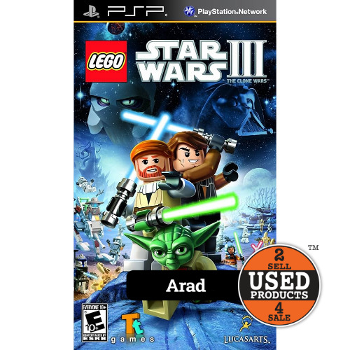 Lego Star Wars III The Clone Wars - Joc PSP
