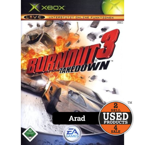 Burnout 3 - Takedown - Joc Xbox Classic(fara carcasa)
