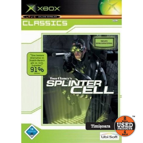 Tom Clancy's Splinter Cell - Joc Xbox Classic
