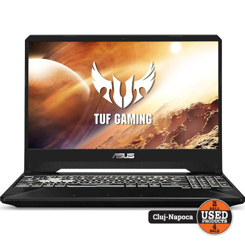 Laptop Gaming ASUS TUF FX505D, Display 15.6 inch FHD, AMD Ryzen 5 3550H 2.1 GHz, 16 Gb RAM DDR4, HDD 1 Tb, SSD 256 Gb, nVidia GeForce GTX 1650 4 Gb, USB, HDMI, Ethernet, Jack 3.5mm