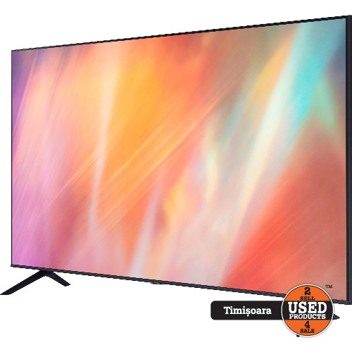 Televizor LED Smart Samsung Crystal UHD 2021 163 CM GU65AU7199U, 65 inch, 4K, HDR, Q-Symphony, Frameless Design Televizor LED Smart Samsung Crystal UHD 2021 163 CM GU65AU7199U, 65 inch, 4K, HDR, Q-Symphony, Frameless Design