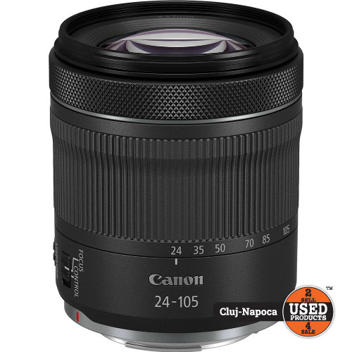 Obiectiv foto Canon RF 24-105mm F4-7.1 IS STM, pentru Mirrorless Full-Frame