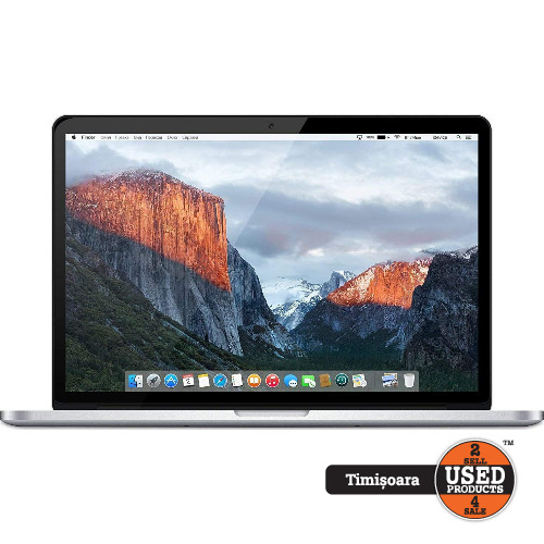 Apple MacBook PRO 15 Mid 2015 A1398, Intel Core i7 2.2 GHz, 16 Gb RAM DDR3, SSD 256 Gb, Intel Iris Pro Graphics
