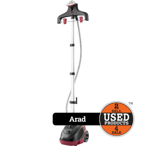Aparat de calcat vertical cu abur Tefal Master Precision 360 IT6540, 1500W, 2.5L, timp de incalzire 45s, abur variabil 30g/min, Negru/Visiniu
 Aparat de calcat vertical cu abur Tefal Master Precision 360 IT6540, 1500W, 2.5L, timp de incalzire 45s, abur variabil 30g/min, Negru/Visiniu