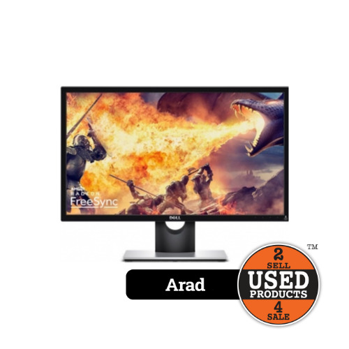 Monitor Gaming LED Dell 23.6", Full HD, 75Hz, HDMI, FreeSync, 1ms, Negru, SE2417HGX Monitor Gaming LED Dell 23.6", Full HD, 75Hz, HDMI, FreeSync, 1ms, Negru, SE2417HGX